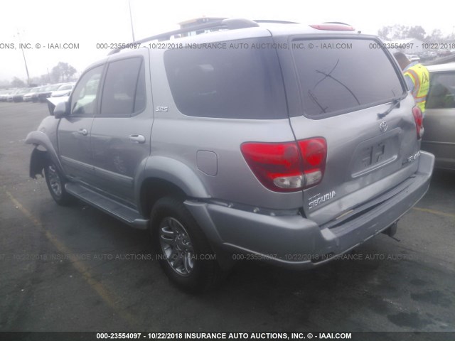 5TDBT44A97S289655 - 2007 TOYOTA SEQUOIA SR5 SILVER photo 3