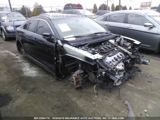 1FAHP2EW8AG115662 - 2010 FORD TAURUS SEL BLACK photo 1