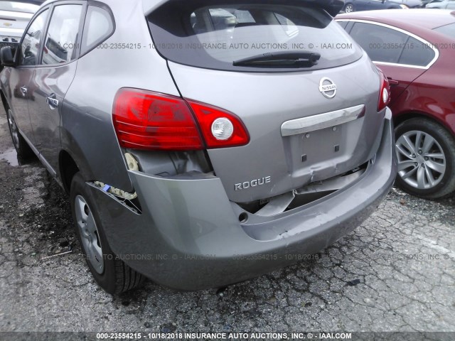 JN8AS5MT3DW007533 - 2013 NISSAN ROGUE S/SV SILVER photo 6