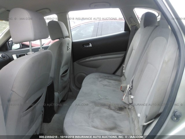 JN8AS5MT3DW007533 - 2013 NISSAN ROGUE S/SV SILVER photo 8