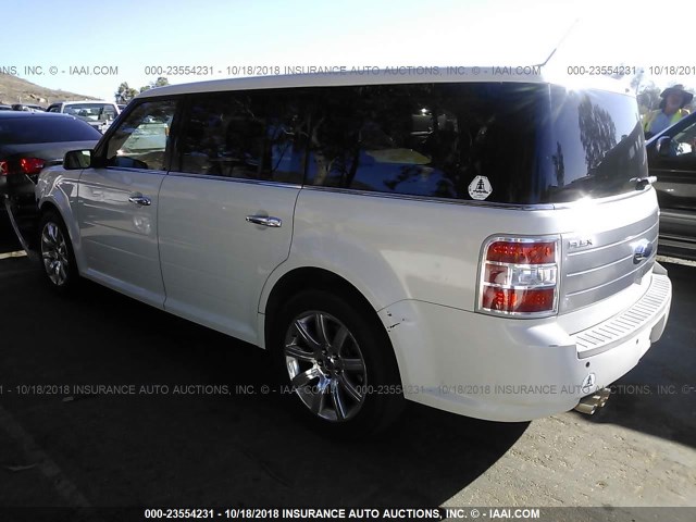 2FMDK53C29BA14729 - 2009 FORD FLEX LIMITED WHITE photo 3