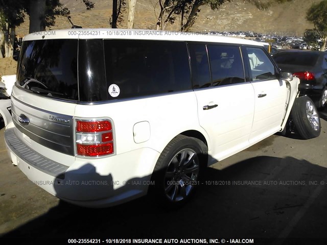 2FMDK53C29BA14729 - 2009 FORD FLEX LIMITED WHITE photo 4