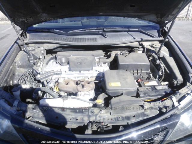 4T1BF1FK0CU017587 - 2012 TOYOTA CAMRY SE/LE/XLE 黑色 照片 10