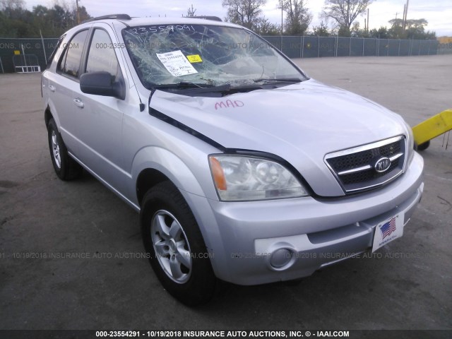 KNDJC733665603895 - 2006 KIA SORENTO EX/LX SILVER photo 1