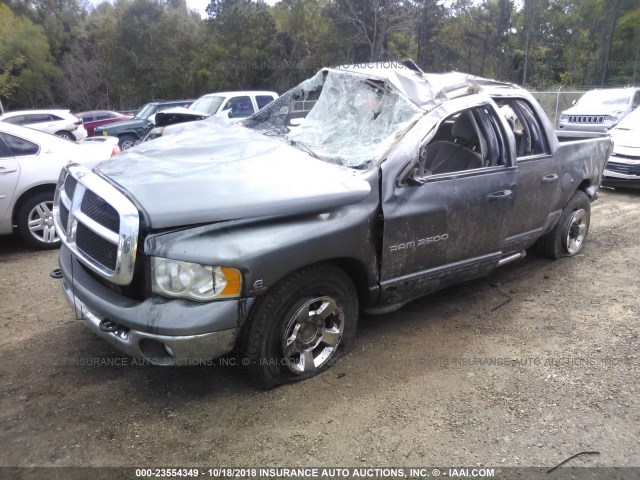 3D7KR28C55G707936 - 2005 DODGE RAM 2500 ST/SLT GRAY photo 2