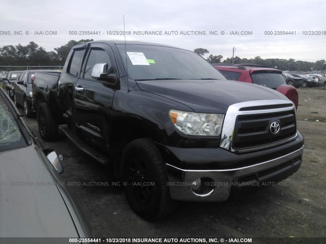 5TFRM5F18DX058427 - 2013 TOYOTA TUNDRA DOUBLE CAB SR5 BLACK photo 1