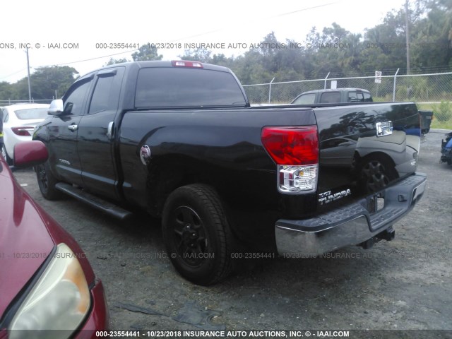 5TFRM5F18DX058427 - 2013 TOYOTA TUNDRA DOUBLE CAB SR5 BLACK photo 3