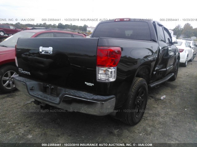 5TFRM5F18DX058427 - 2013 TOYOTA TUNDRA DOUBLE CAB SR5 BLACK photo 4