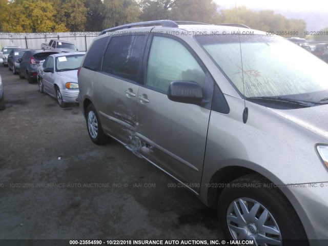 5TDZA23C76S464687 - 2006 TOYOTA SIENNA CE/LE GOLD photo 6