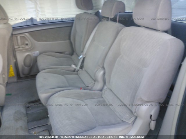 5TDZA23C76S464687 - 2006 TOYOTA SIENNA CE/LE GOLD photo 8