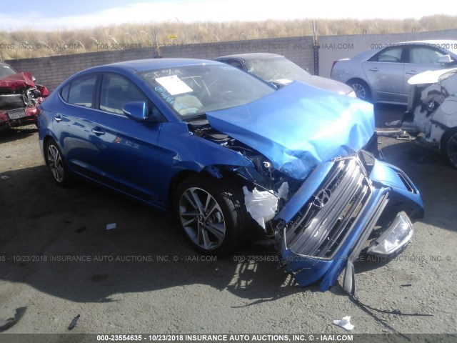 5NPD84LF6HH036100 - 2017 HYUNDAI ELANTRA SE/VALUE/LIMITED BLUE photo 1