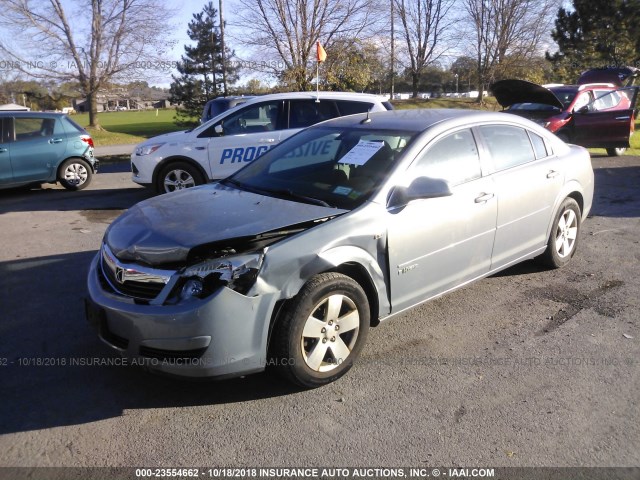 1G8ZR57507F258256 - 2007 SATURN AURA GREEN LINE GRAY photo 2