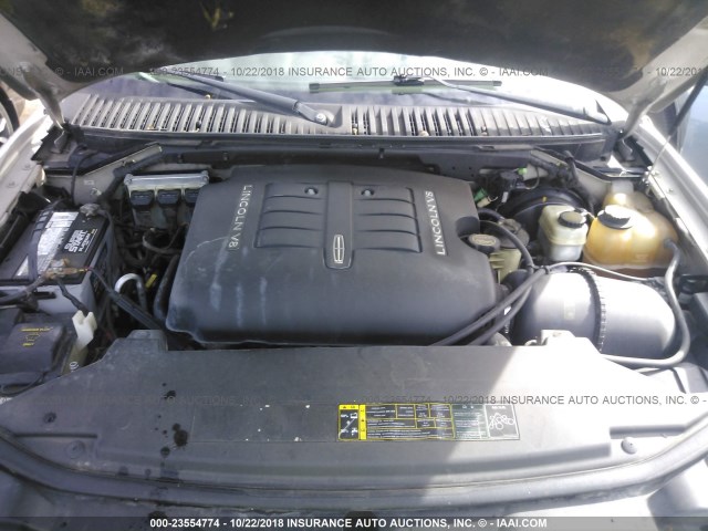 5LMFU27RX4LJ02482 - 2004 LINCOLN NAVIGATOR 银色 照片 10