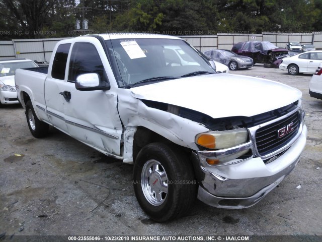 1GTEK19T72E290052 - 2002 GMC NEW SIERRA K1500 WHITE photo 1