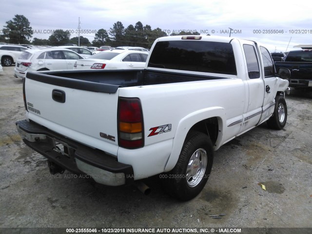 1GTEK19T72E290052 - 2002 GMC NEW SIERRA K1500 WHITE photo 4