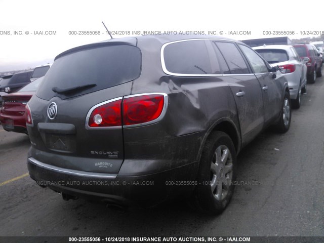 5GALVBEDXAJ244788 - 2010 BUICK ENCLAVE CXL BROWN photo 4