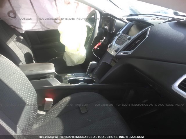 2GKALMEK1F6353803 - 2015 GMC TERRAIN SLE WHITE photo 5