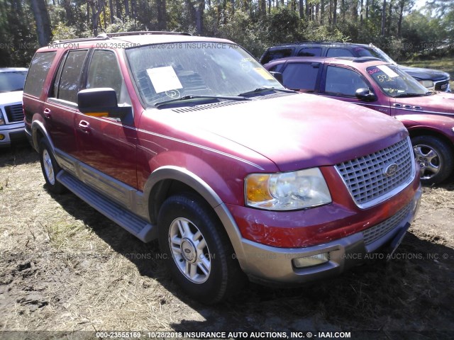 1FMFU17L73LB96599 - 2003 FORD EXPEDITION EDDIE BAUER RED photo 1