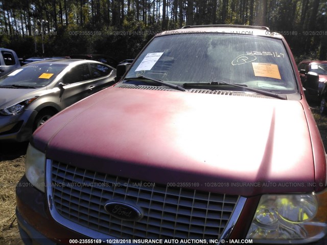 1FMFU17L73LB96599 - 2003 FORD EXPEDITION EDDIE BAUER RED photo 6