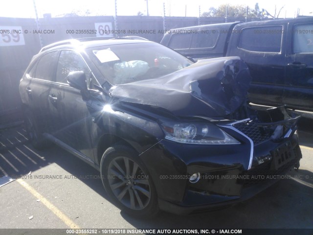 2T2BK1BA1FC303989 - 2015 LEXUS RX 350/BASE/F SPORT BLACK photo 1