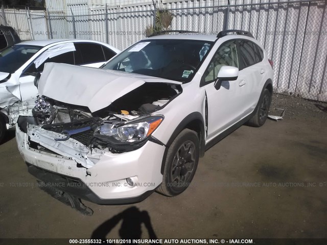 JF2GPAWC0EH340339 - 2014 SUBARU XV CROSSTREK 2.0 PREMIUM WHITE photo 2