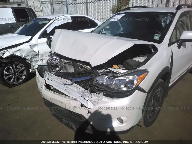 JF2GPAWC0EH340339 - 2014 SUBARU XV CROSSTREK 2.0 PREMIUM WHITE photo 6