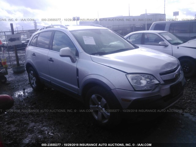 3GNAL2EK2CS600444 - 2012 CHEVROLET CAPTIVA SILVER photo 1