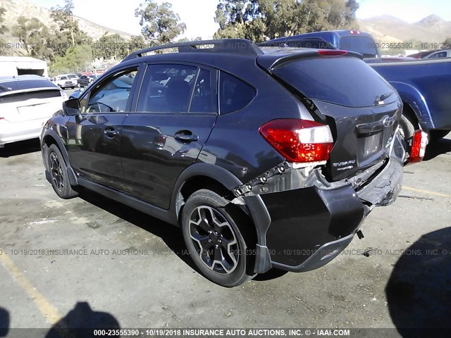 JF2GPAGC6E8214811 - 2014 SUBARU XV CROSSTREK 2.0 LIMITED GRAY photo 3