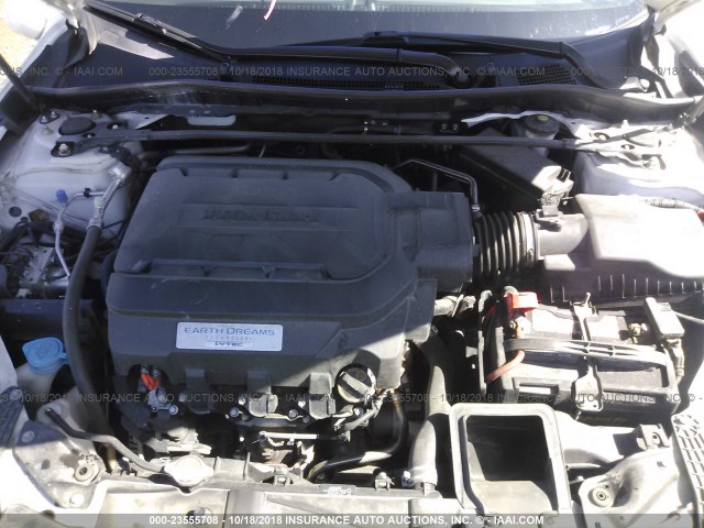 1HGCT2B85EA006740 - 2014 HONDA ACCORD EXL 白色 照片 10