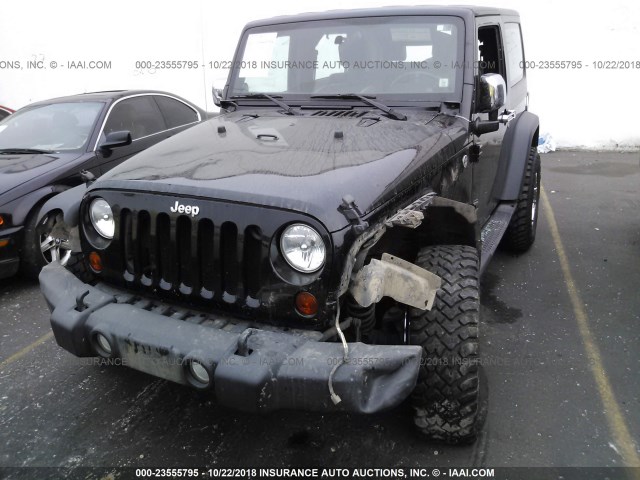 1J4AA2D11AL140908 - 2010 JEEP WRANGLER SPORT BLACK photo 6