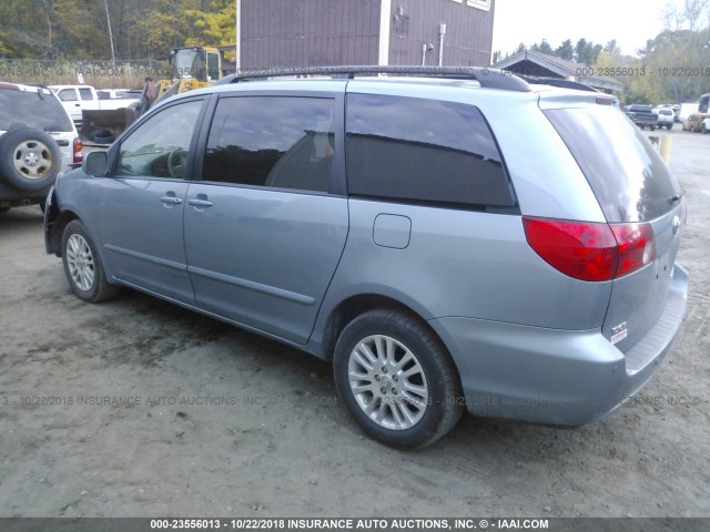 5TDDK4CC9AS028614 - 2010 TOYOTA SIENNA XLE/XLE LIMITED BLUE photo 3