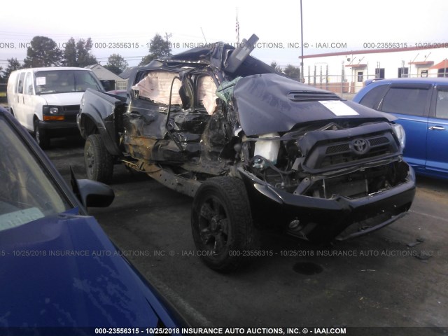 3TMJU4GN2DM151037 - 2013 TOYOTA TACOMA DOUBLE CAB PRERUNNER BLACK photo 1
