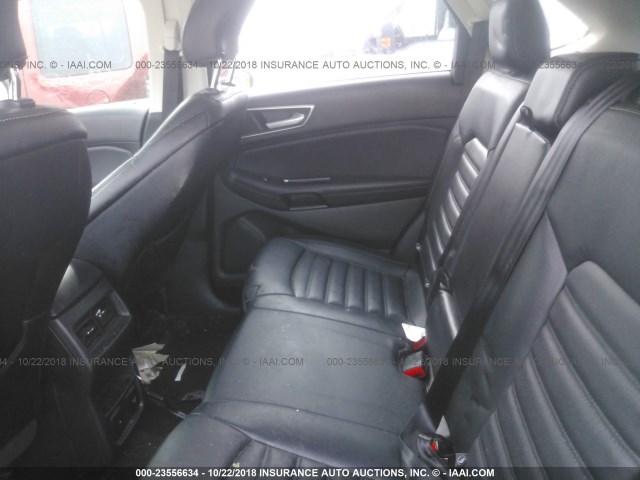 2FMPK3J85GBB51726 - 2016 FORD EDGE SEL GRAY photo 8