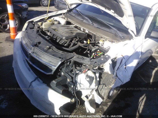 1B3LC56B69N541338 - 2009 DODGE AVENGER SXT/R/T WHITE photo 6