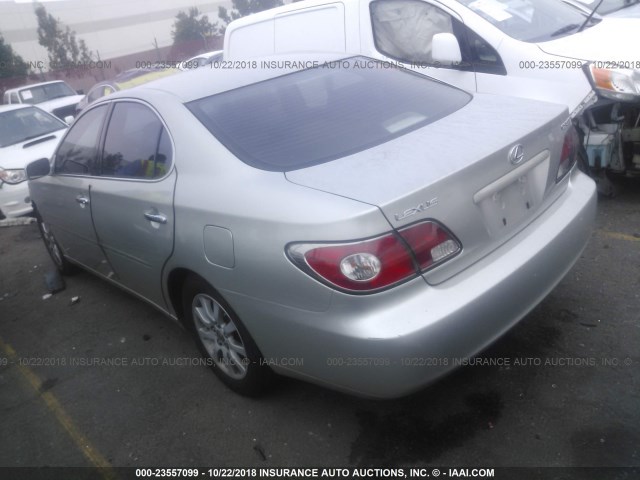 JTHBF30G136004080 - 2003 LEXUS ES 300 SILVER photo 3