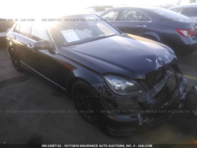 WDDGF4HB4DR241674 - 2013 MERCEDES-BENZ C 250 BLACK photo 1