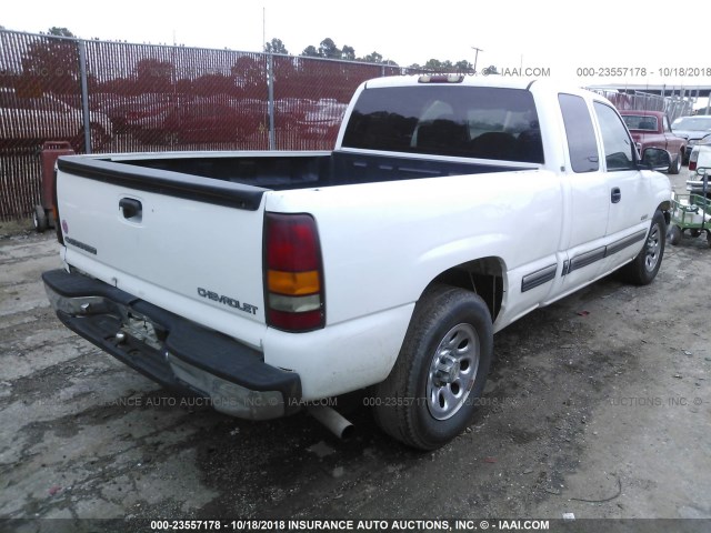 2GCEC19T1Y1235619 - 2000 CHEVROLET SILVERADO C1500 WHITE photo 4