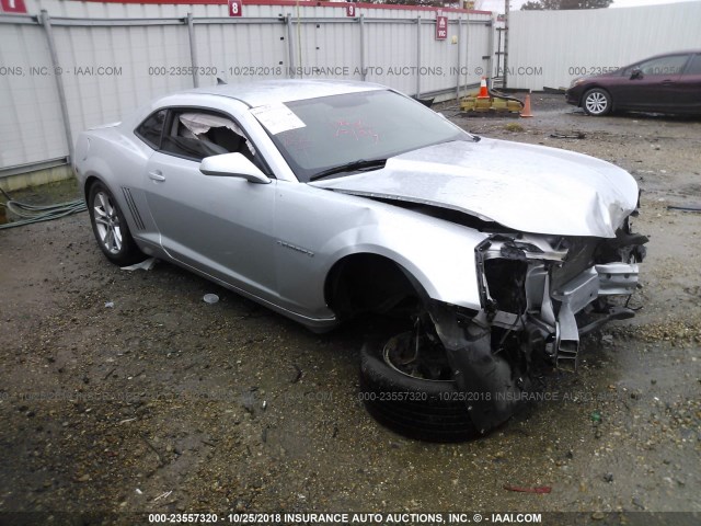 2G1FA1E30D9163042 - 2013 CHEVROLET CAMARO LS SILVER photo 1