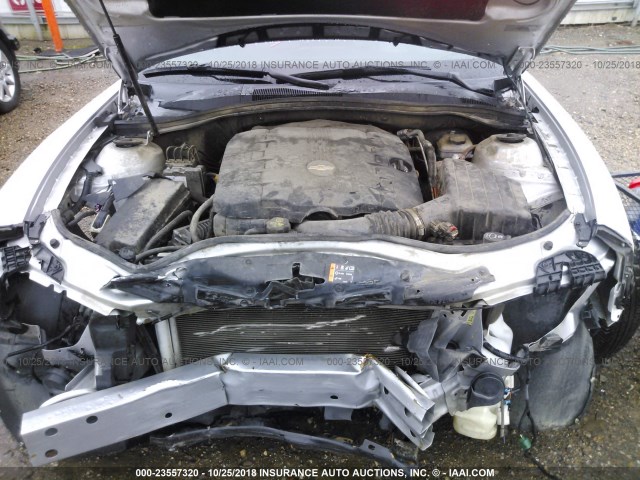 2G1FA1E30D9163042 - 2013 CHEVROLET CAMARO LS SILVER photo 10