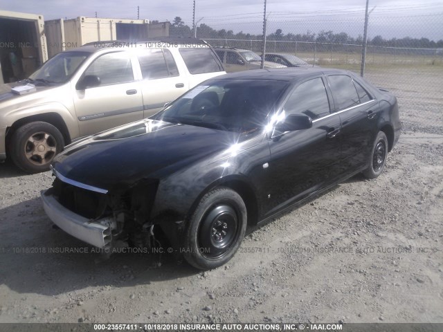 1G6DC67A260207270 - 2006 CADILLAC STS BLACK photo 2