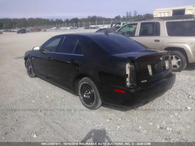 1G6DC67A260207270 - 2006 CADILLAC STS BLACK photo 3