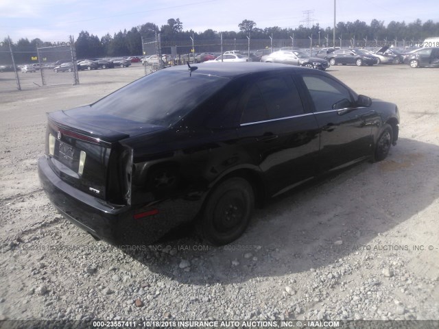 1G6DC67A260207270 - 2006 CADILLAC STS BLACK photo 4