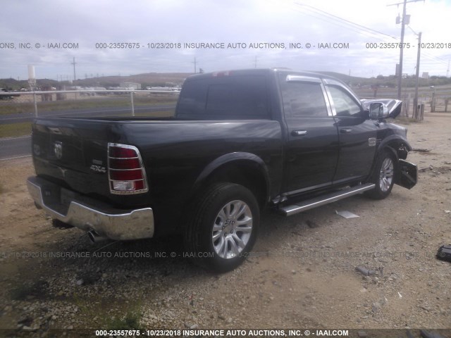 1C6RR7PM5GS184985 - 2016 RAM 1500 LONGHORN BLACK photo 4