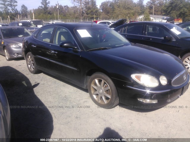 2G4WE567951244380 - 2005 BUICK LACROSSE CXS BLACK photo 1