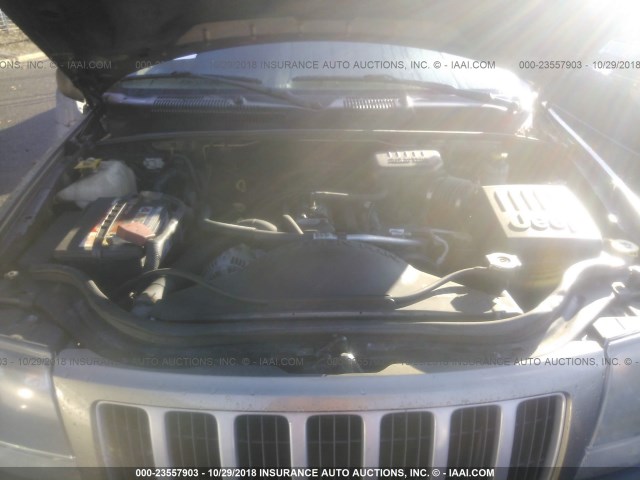 1J4GW48S44C413449 - 2004 JEEP GRAND CHEROKEE LAREDO/COLUMBIA/FREEDOM 灰色 照片 10