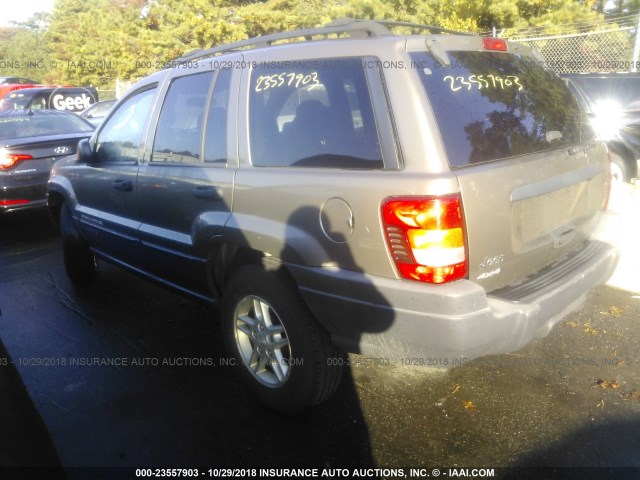 1J4GW48S44C413449 - 2004 JEEP GRAND CHEROKEE LAREDO/COLUMBIA/FREEDOM 灰色 照片 3