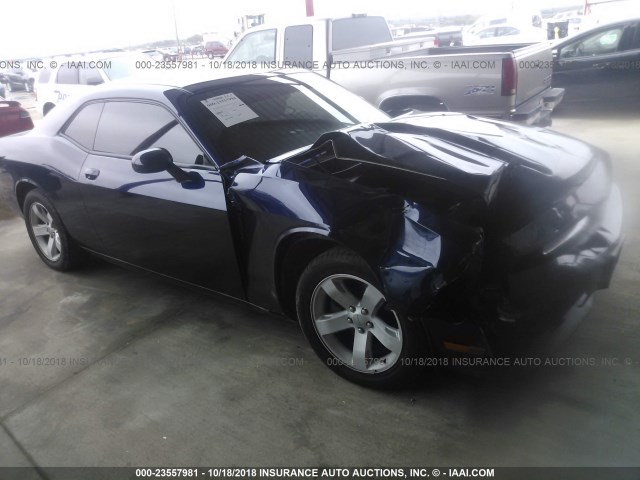 2C3CDYAG9DH581905 - 2013 DODGE CHALLENGER SXT Dark Blue photo 1