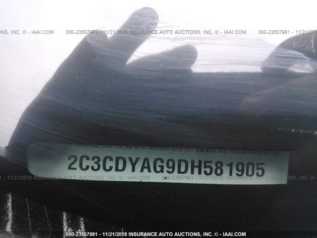 2C3CDYAG9DH581905 - 2013 DODGE CHALLENGER SXT Dark Blue photo 9