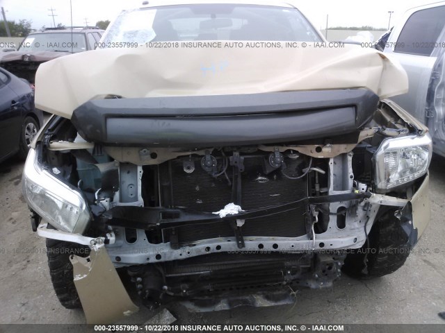 5TFEM5F15EX082409 - 2014 TOYOTA TUNDRA CREWMAX SR5 TAN photo 6