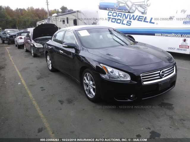 1N4AA5AP5CC863802 - 2012 NISSAN MAXIMA S/SV BLACK photo 1